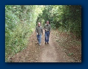 Glad to be coming back to the car and not climbing that hill again